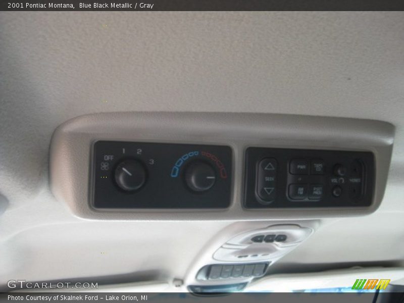 Blue Black Metallic / Gray 2001 Pontiac Montana