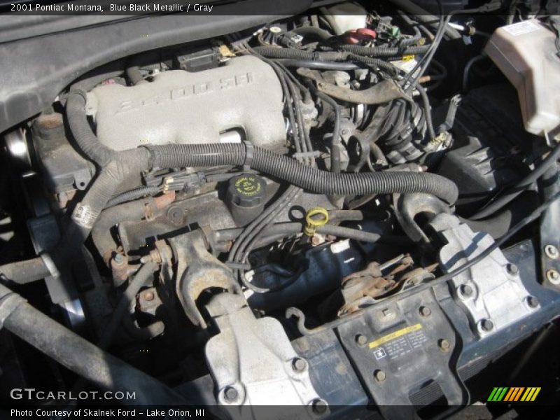 Blue Black Metallic / Gray 2001 Pontiac Montana