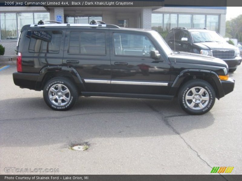 Black / Dark Khaki/Light Graystone 2006 Jeep Commander Limited 4x4