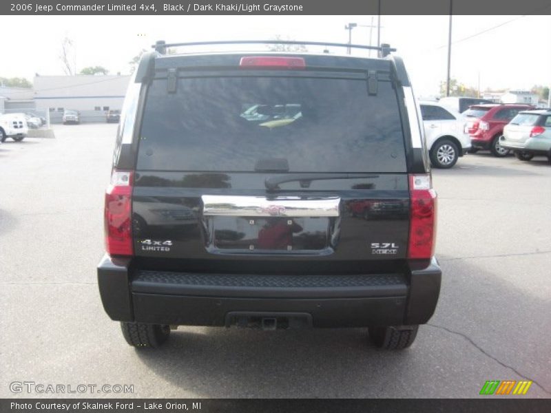 Black / Dark Khaki/Light Graystone 2006 Jeep Commander Limited 4x4