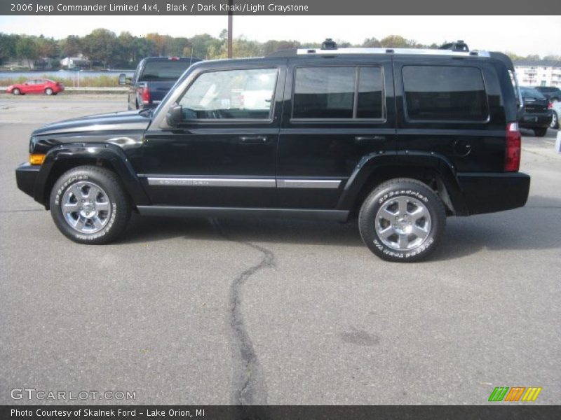 Black / Dark Khaki/Light Graystone 2006 Jeep Commander Limited 4x4