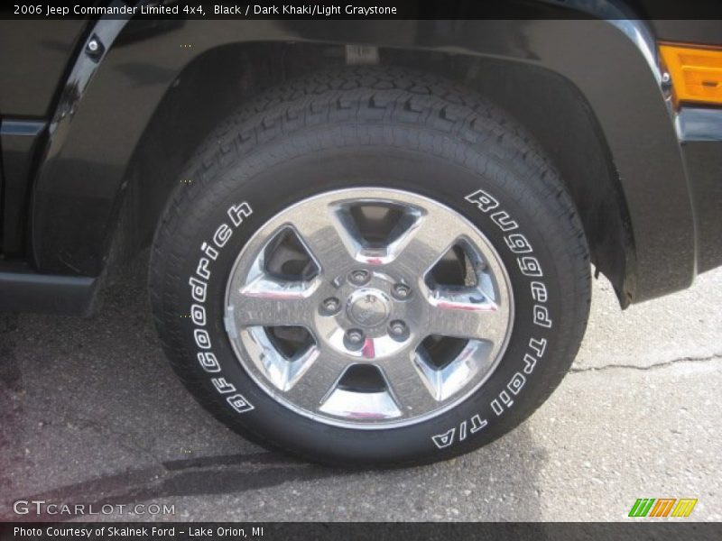 Black / Dark Khaki/Light Graystone 2006 Jeep Commander Limited 4x4