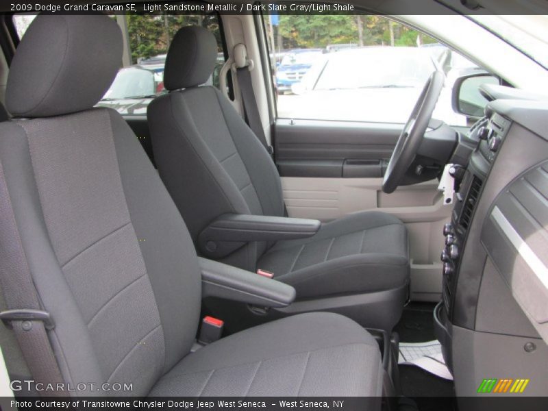 Light Sandstone Metallic / Dark Slate Gray/Light Shale 2009 Dodge Grand Caravan SE