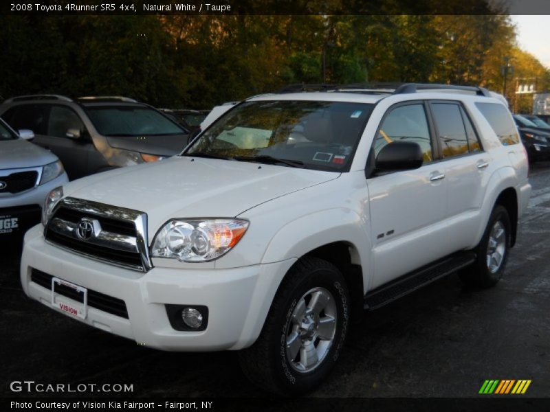 Natural White / Taupe 2008 Toyota 4Runner SR5 4x4