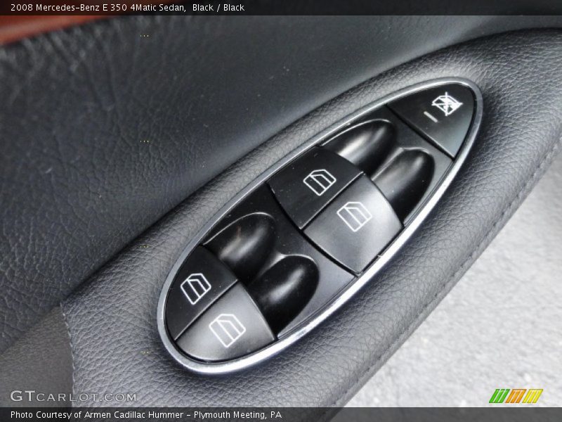 Black / Black 2008 Mercedes-Benz E 350 4Matic Sedan