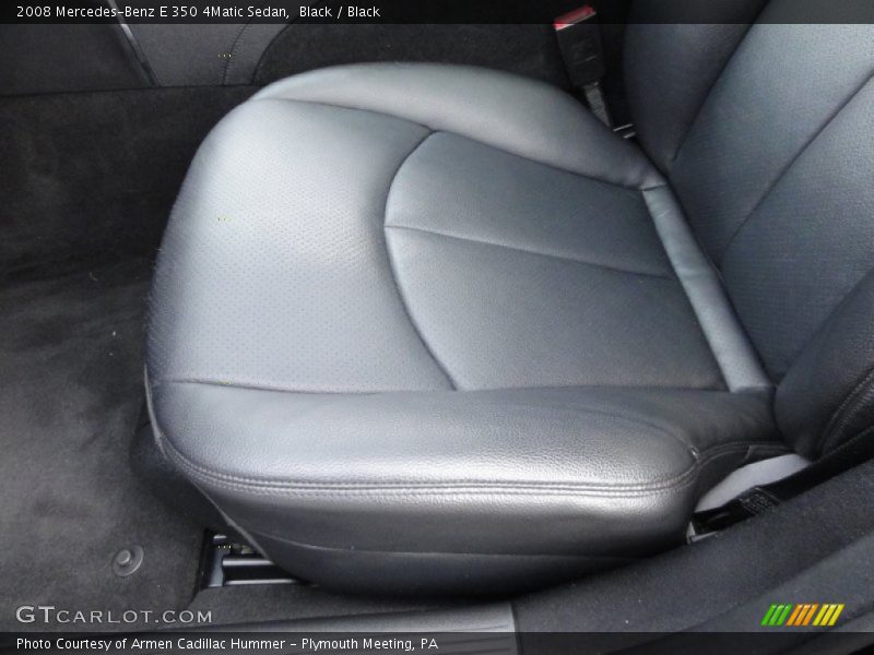 Black / Black 2008 Mercedes-Benz E 350 4Matic Sedan