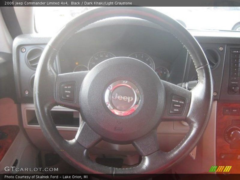 Black / Dark Khaki/Light Graystone 2006 Jeep Commander Limited 4x4