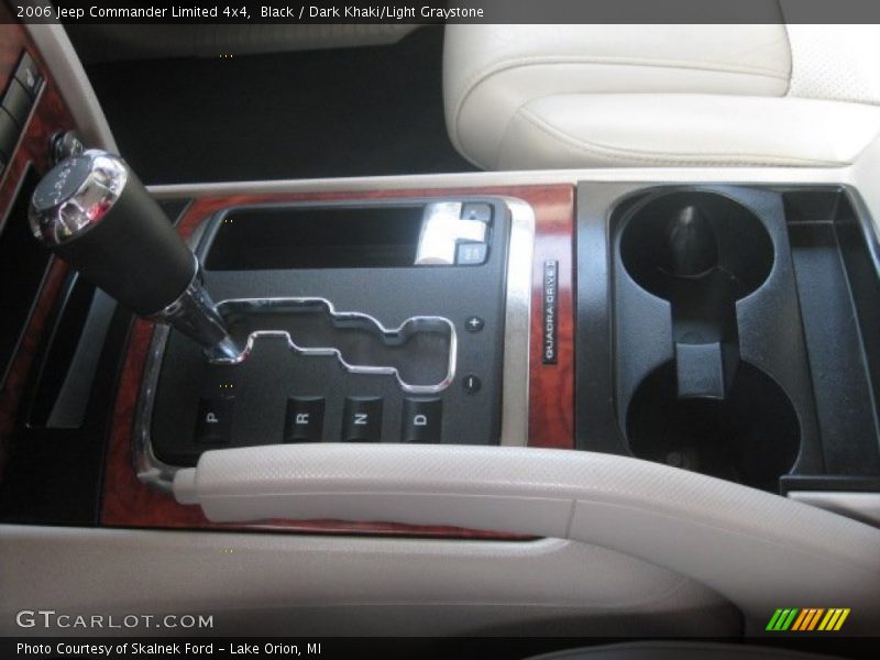 Black / Dark Khaki/Light Graystone 2006 Jeep Commander Limited 4x4