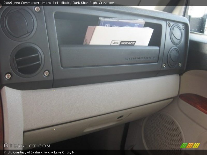 Black / Dark Khaki/Light Graystone 2006 Jeep Commander Limited 4x4