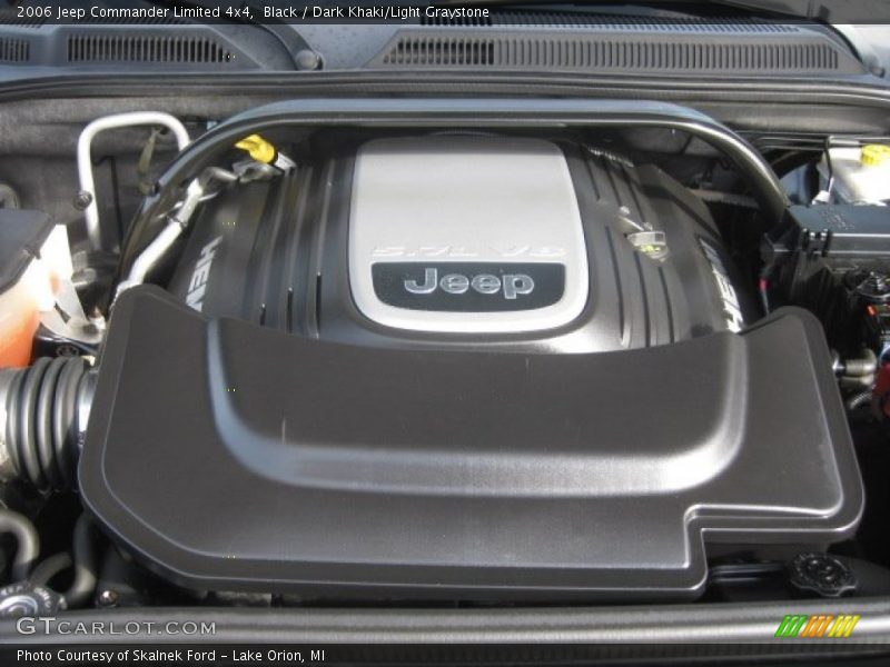 Black / Dark Khaki/Light Graystone 2006 Jeep Commander Limited 4x4
