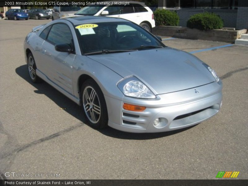 Sterling Silver Metallic / Midnight 2003 Mitsubishi Eclipse GTS Coupe