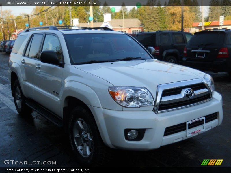 Natural White / Taupe 2008 Toyota 4Runner SR5 4x4