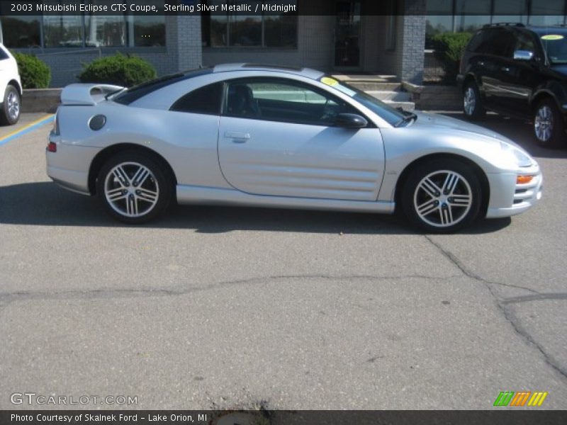 Sterling Silver Metallic / Midnight 2003 Mitsubishi Eclipse GTS Coupe