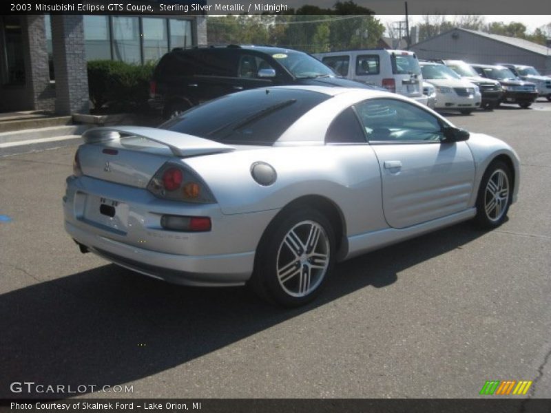 Sterling Silver Metallic / Midnight 2003 Mitsubishi Eclipse GTS Coupe