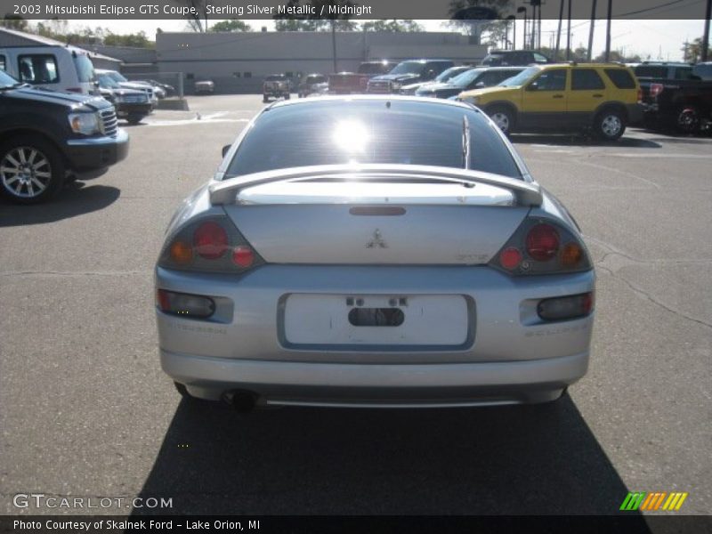 Sterling Silver Metallic / Midnight 2003 Mitsubishi Eclipse GTS Coupe