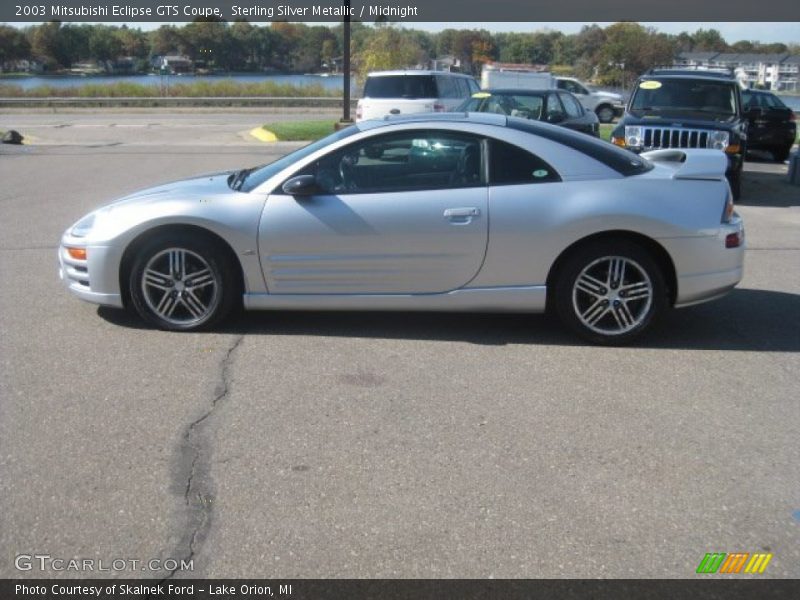 Sterling Silver Metallic / Midnight 2003 Mitsubishi Eclipse GTS Coupe