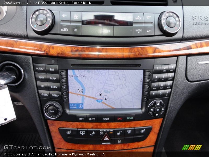 Black / Black 2008 Mercedes-Benz E 350 4Matic Sedan