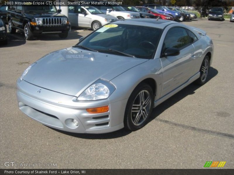 Sterling Silver Metallic / Midnight 2003 Mitsubishi Eclipse GTS Coupe