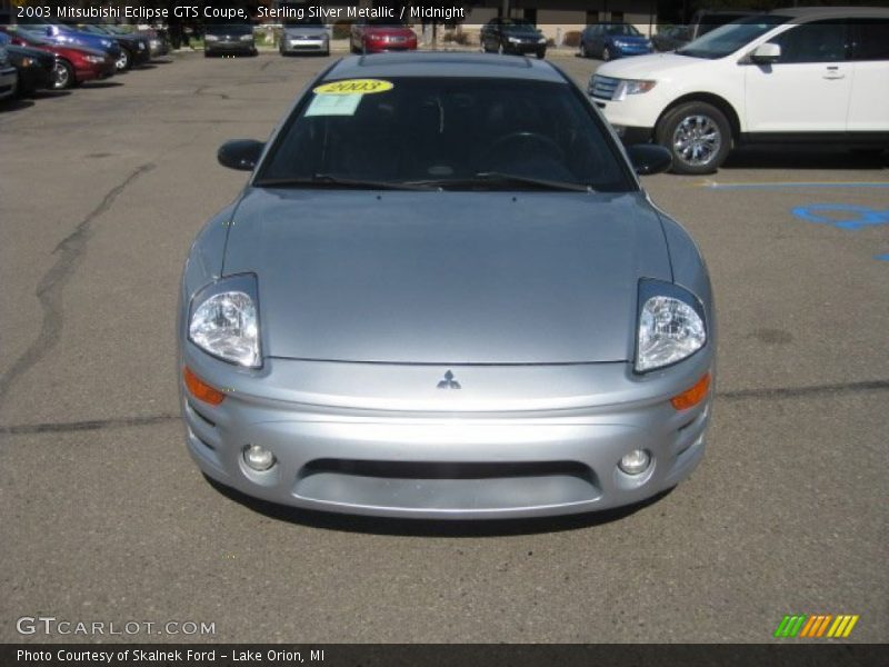 Sterling Silver Metallic / Midnight 2003 Mitsubishi Eclipse GTS Coupe