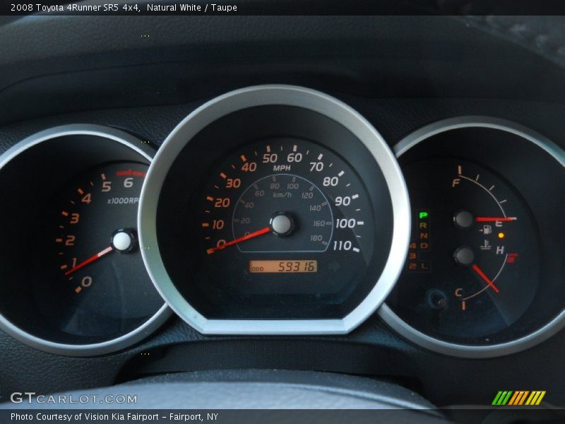 Natural White / Taupe 2008 Toyota 4Runner SR5 4x4