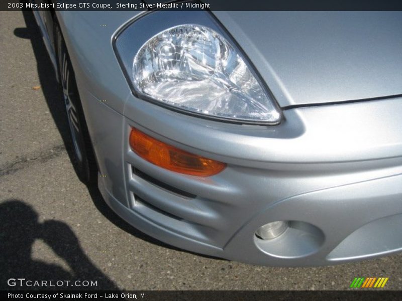 Sterling Silver Metallic / Midnight 2003 Mitsubishi Eclipse GTS Coupe