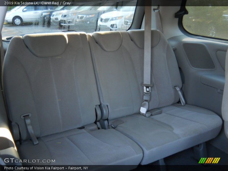 Claret Red / Gray 2009 Kia Sedona LX