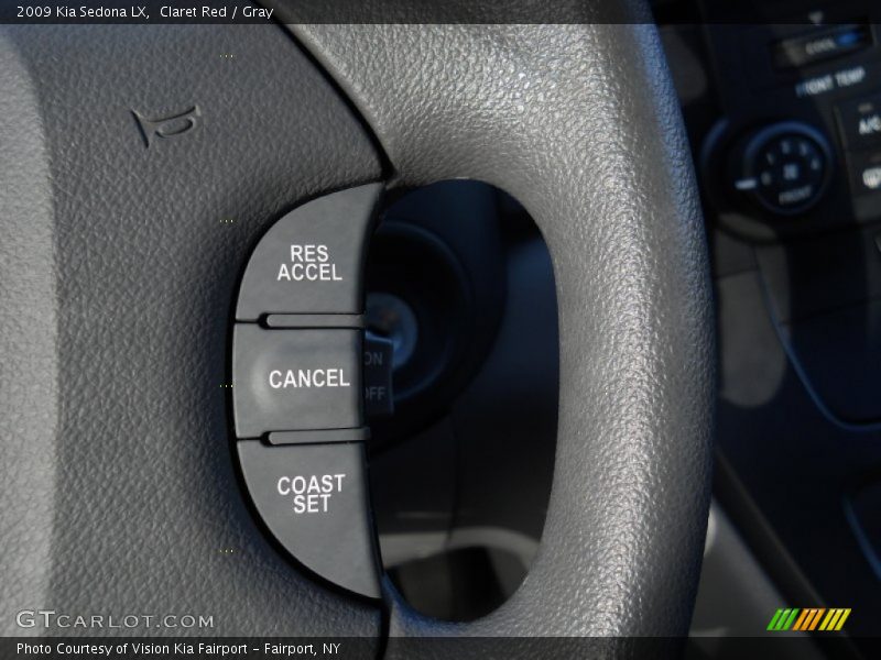 Claret Red / Gray 2009 Kia Sedona LX