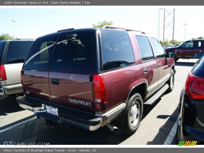 Dark Cherry Metallic / Tan 1996 Chevrolet Tahoe LS 4x4