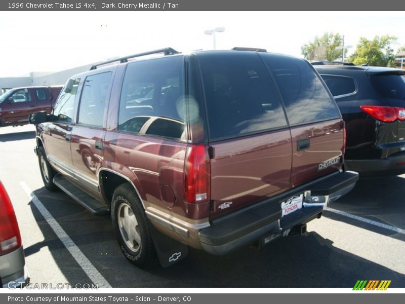 Dark Cherry Metallic / Tan 1996 Chevrolet Tahoe LS 4x4
