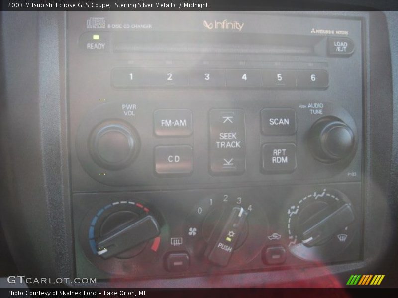 Sterling Silver Metallic / Midnight 2003 Mitsubishi Eclipse GTS Coupe