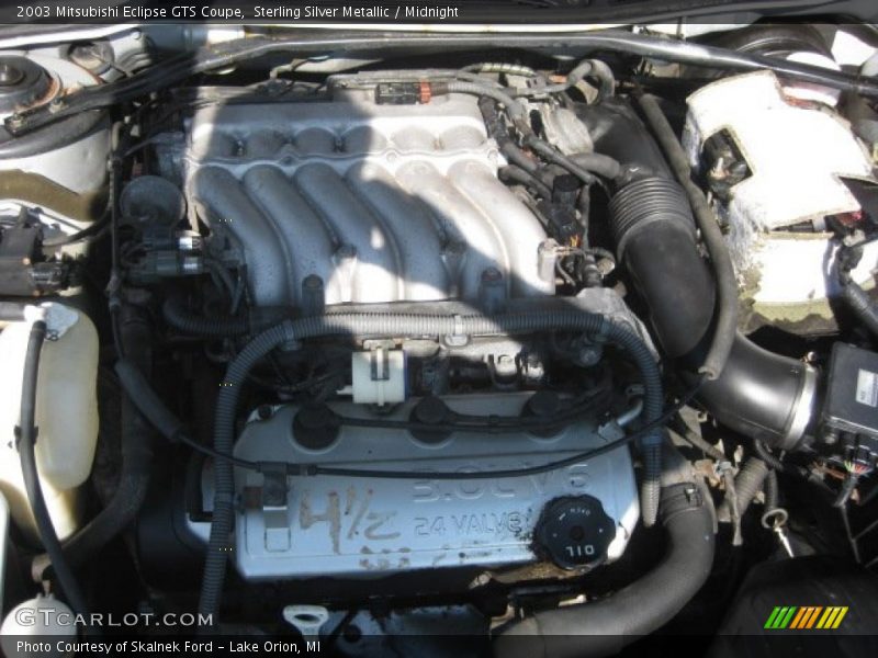 Sterling Silver Metallic / Midnight 2003 Mitsubishi Eclipse GTS Coupe
