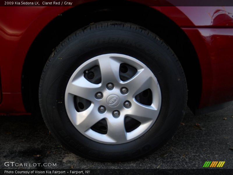 Claret Red / Gray 2009 Kia Sedona LX