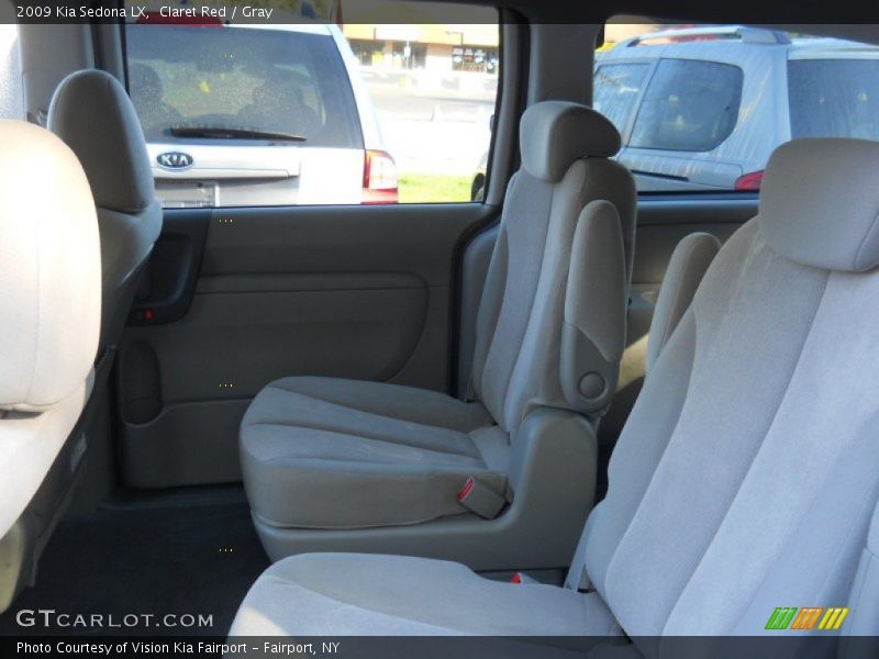 Claret Red / Gray 2009 Kia Sedona LX
