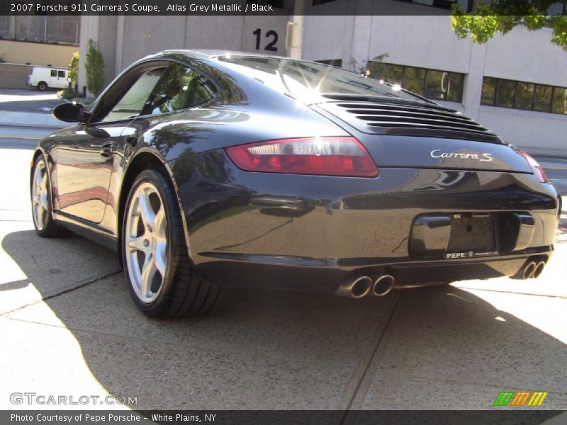 Atlas Grey Metallic / Black 2007 Porsche 911 Carrera S Coupe