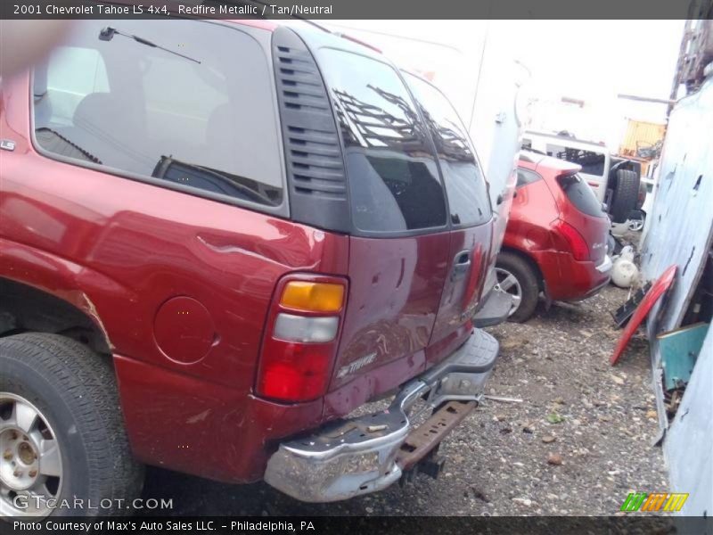 Redfire Metallic / Tan/Neutral 2001 Chevrolet Tahoe LS 4x4