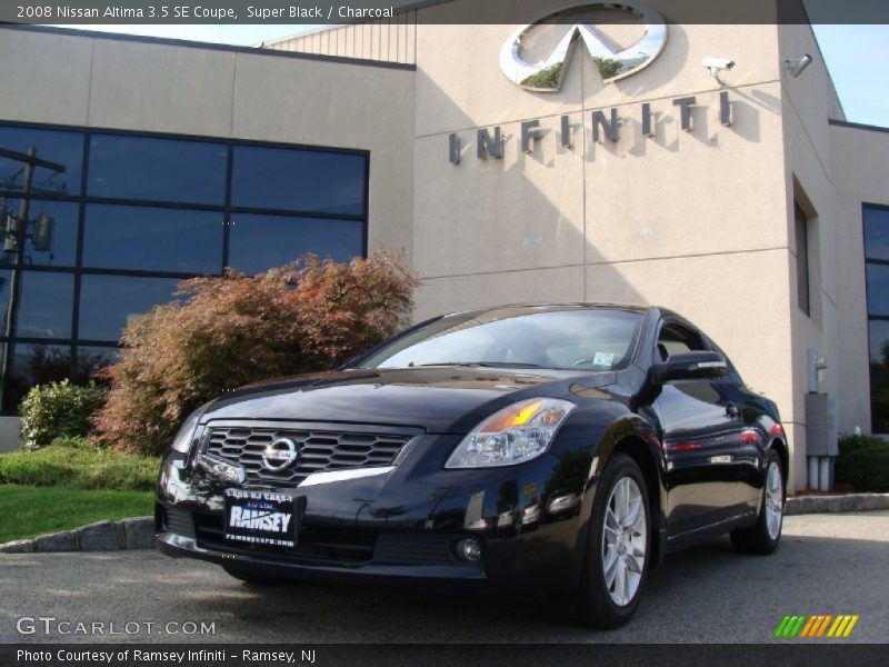 Super Black / Charcoal 2008 Nissan Altima 3.5 SE Coupe