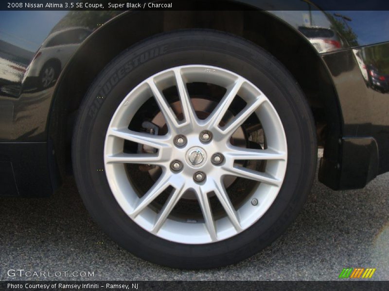 Super Black / Charcoal 2008 Nissan Altima 3.5 SE Coupe