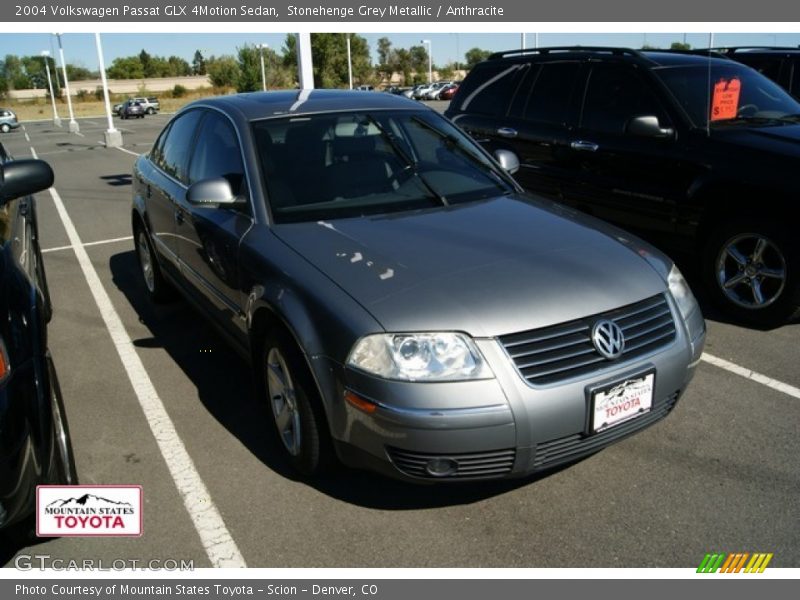 Stonehenge Grey Metallic / Anthracite 2004 Volkswagen Passat GLX 4Motion Sedan