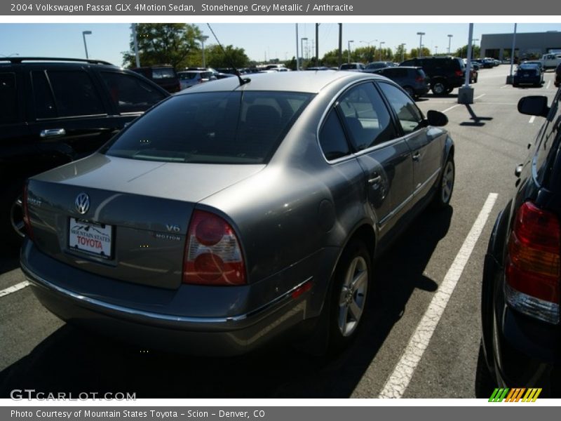 Stonehenge Grey Metallic / Anthracite 2004 Volkswagen Passat GLX 4Motion Sedan