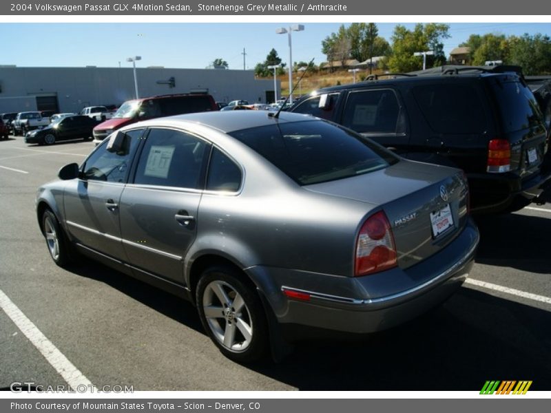 Stonehenge Grey Metallic / Anthracite 2004 Volkswagen Passat GLX 4Motion Sedan