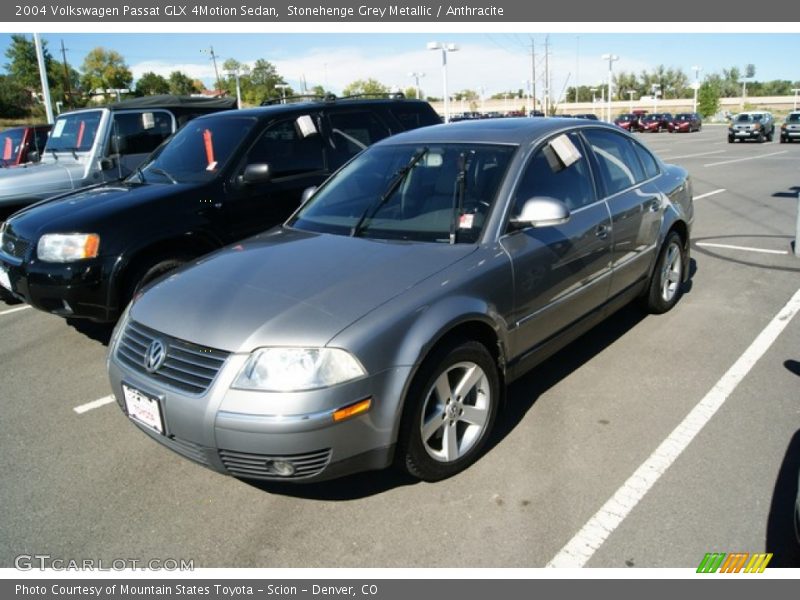 Stonehenge Grey Metallic / Anthracite 2004 Volkswagen Passat GLX 4Motion Sedan