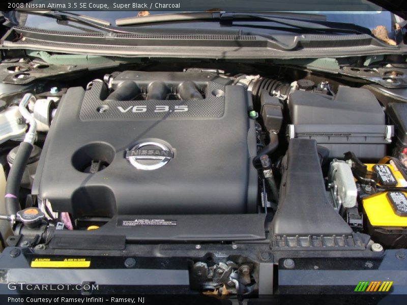 Super Black / Charcoal 2008 Nissan Altima 3.5 SE Coupe