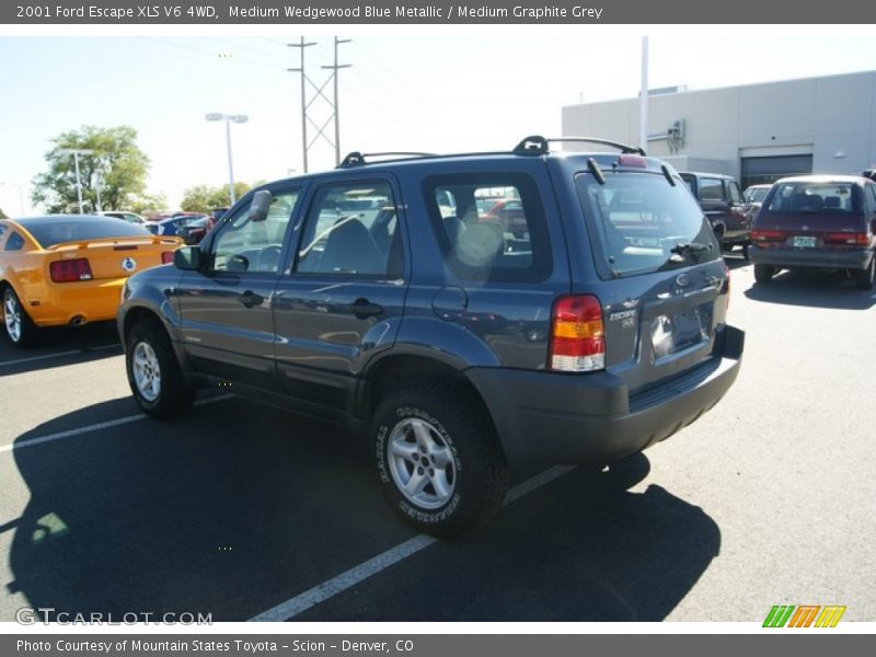 Medium Wedgewood Blue Metallic / Medium Graphite Grey 2001 Ford Escape XLS V6 4WD