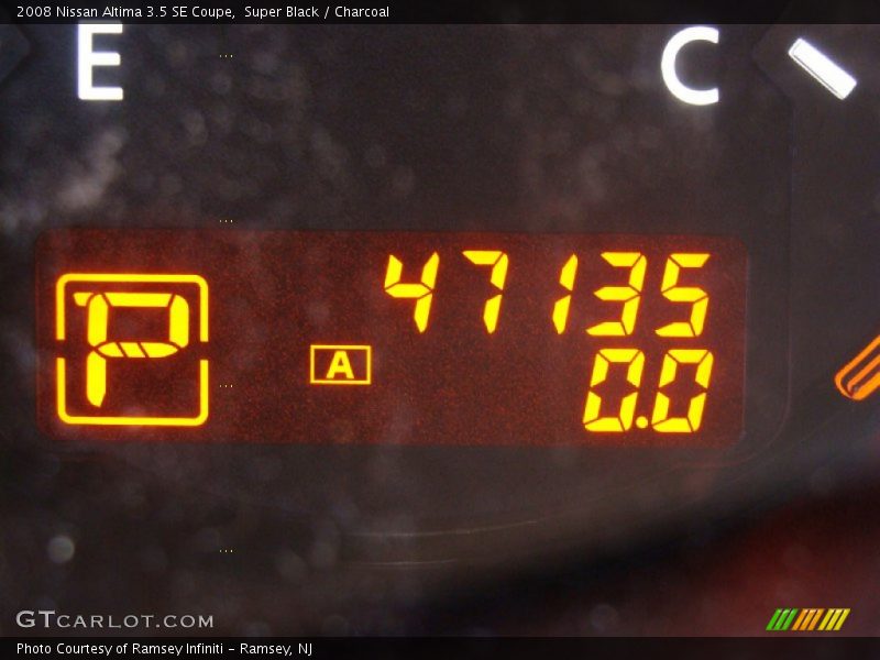 Super Black / Charcoal 2008 Nissan Altima 3.5 SE Coupe
