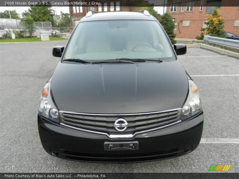 Galaxy Black Metallic / Gray 2008 Nissan Quest 3.5 S