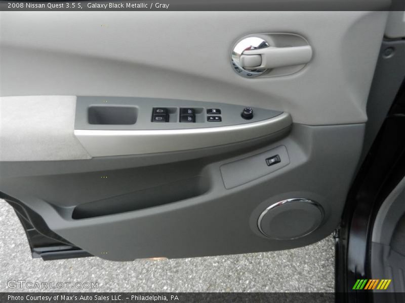 Galaxy Black Metallic / Gray 2008 Nissan Quest 3.5 S
