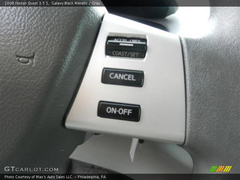 Galaxy Black Metallic / Gray 2008 Nissan Quest 3.5 S