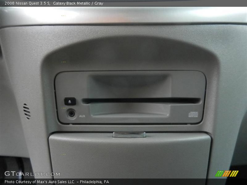 Galaxy Black Metallic / Gray 2008 Nissan Quest 3.5 S