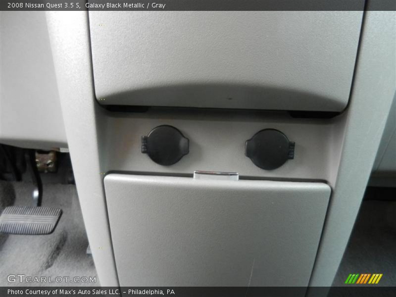 Galaxy Black Metallic / Gray 2008 Nissan Quest 3.5 S