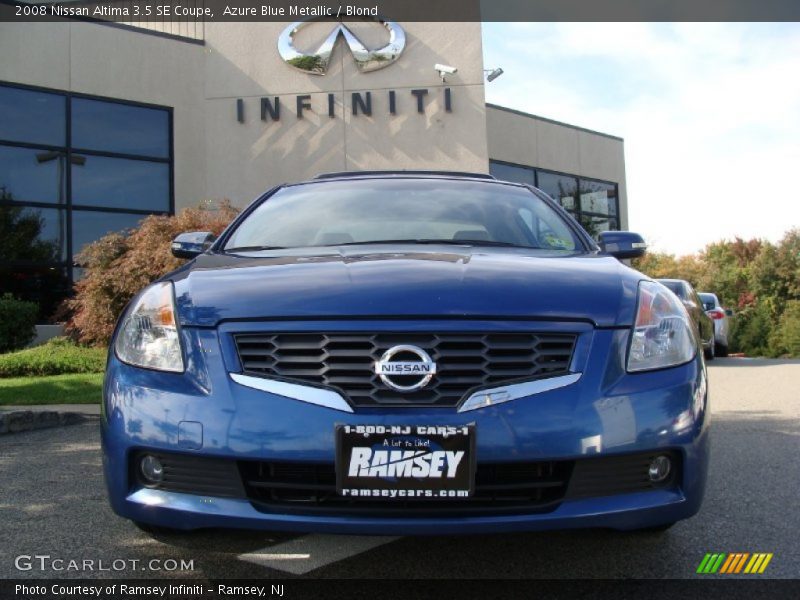 Azure Blue Metallic / Blond 2008 Nissan Altima 3.5 SE Coupe
